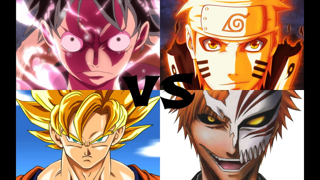 SSF2 GOKU VS NARUTO VS LUFFY VS ICHIGO RACEL HASAMURA ...