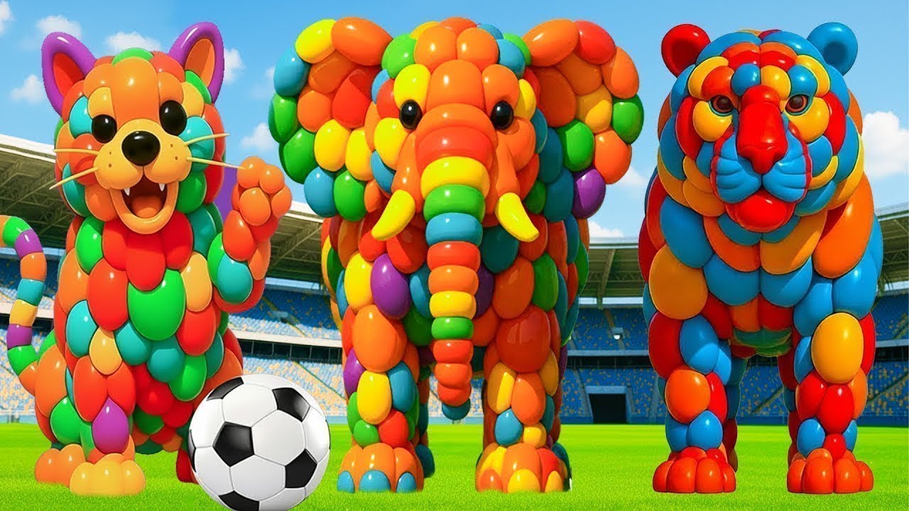 The mascot vibrato assistant bear placed on the football field is popular co-produced, creative