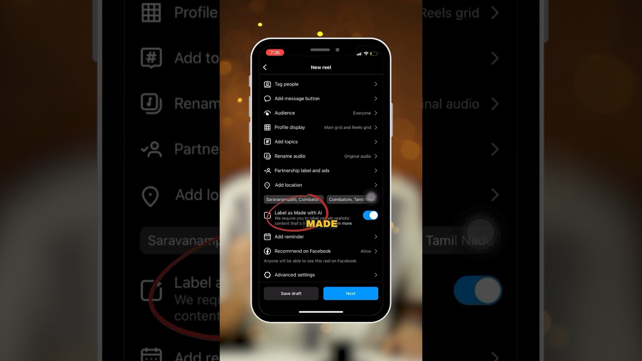 Instagram la innoru new update ✨ 