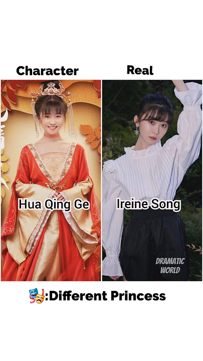Different Princess || C-Drama || Character vs Real pic #youtube #cdramas #viral #trending #shorts