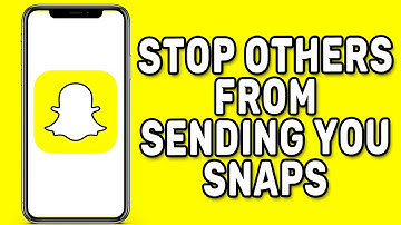 How to Stop Others from Sending you Snapchat Snaps