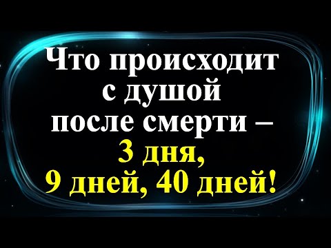 Что происходит с душой после смерти – 3 дня, 9 дней, 40 дней