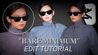 BARE MINIMUM EDIT TUTORIAL [AAP: CAPCUT] 