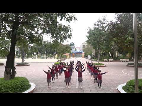 Video Tiểu học Tây Tựu A - Nhảy Cha Cha Cha - Lớp 3D - YouTube