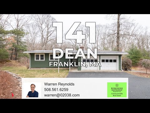 141 Dean Avenue, Franklin, MA home video tour