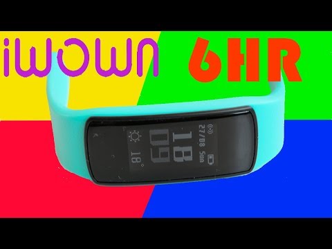 IWOWN i6HR Обзор фитнес -браслета