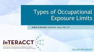 Types of Occupational Exposure Limits