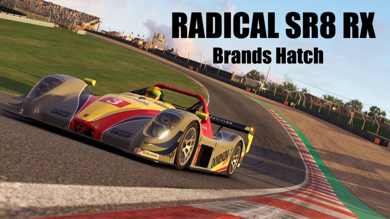 Automobilista 2 ** Thunderflash MOD ** RADICAL SR8 RX ** Brands Hatch   AI 95% ** 30 Minutes Race