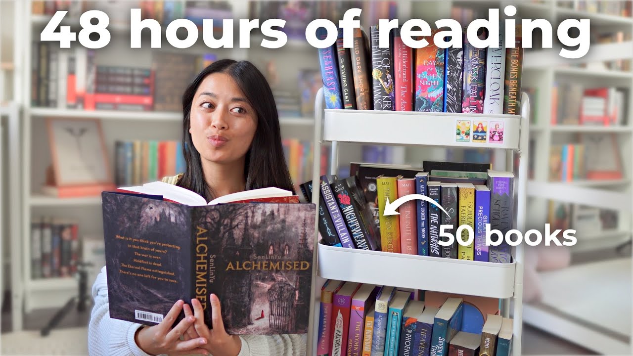 reading my TBR for 48 hours 📚 (how many books can I read?)