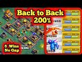 Back to Back 6 win Builder Hall 10 Attack Strategy with Perfect attack (6 stars &amp; 200 %)  BH 10 COC