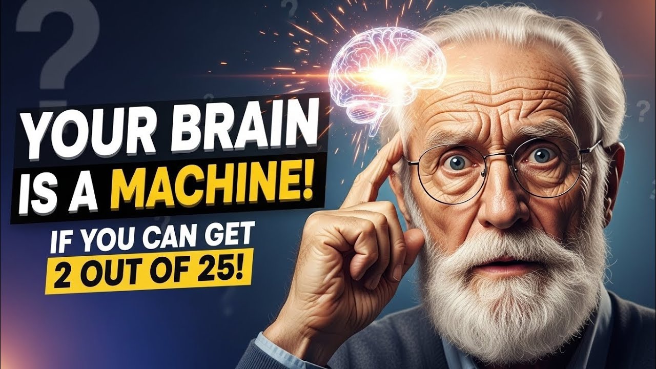 IF YOU CAN GET 2 OUT OF 25! YOUR BRAIN IS A MACHINE!  General Knowledge Quiz