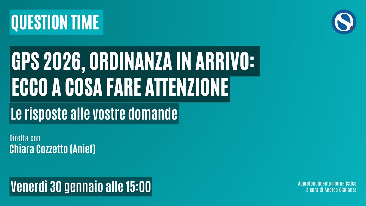 GPS 2026, ordinanza in arrivo: ecco a cosa fare attenzione