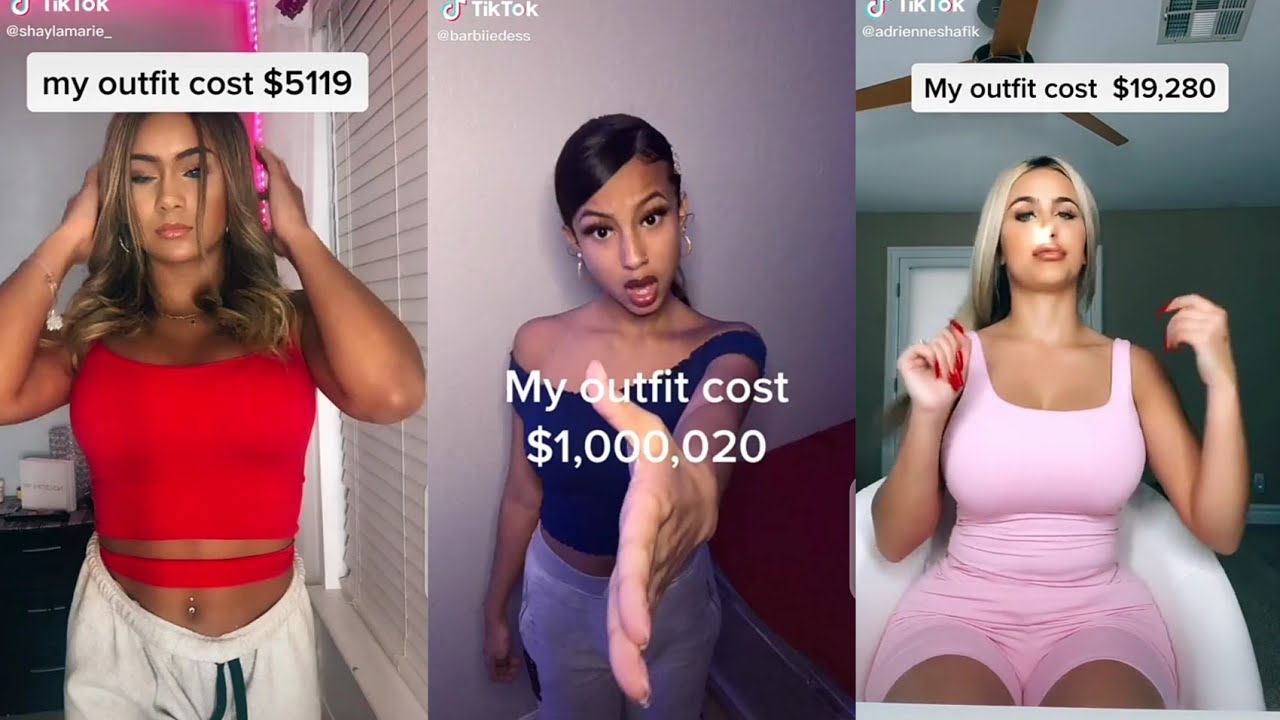 My Outfit cost...TikTok Edition "My Outfit Costs TikTok" YouTube