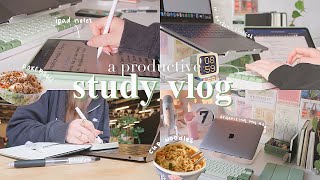 uni diaries | study vlog, note taking, small business haul, packages, journaling