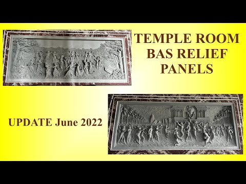 Bas-relief Panels Update: Rasa Lila & Ratha Yatra Panels @TOVPinfoTube