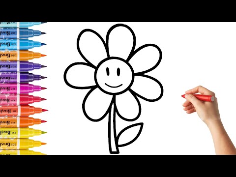 วีดีโอ: วิธีการวาดดอกคาโมไมล์