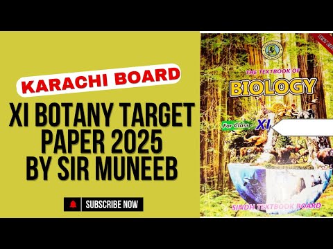First year Botany