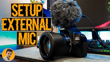 How to setup external mic on DSLR 📸| Boya by-mm1 | Canon 200d ii | Setup external mic on canon DSLR