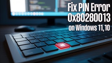 Fix PIN Error 0x80280013 on Windows 11/10 – Step-by-Step Guide