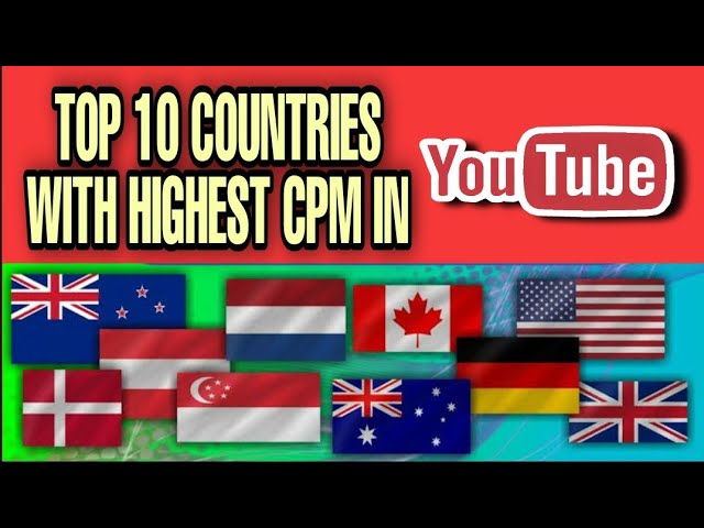 CPMs by Country: Here's the Latest Global List