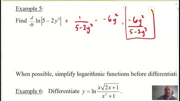 AP Calculus AB| 7-5 Differnetiating Logarithmic Functions