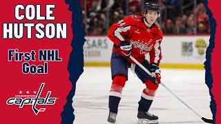 Cole Hutson #44 (Washington Capitals) first NHL goal Mar 18, 2026