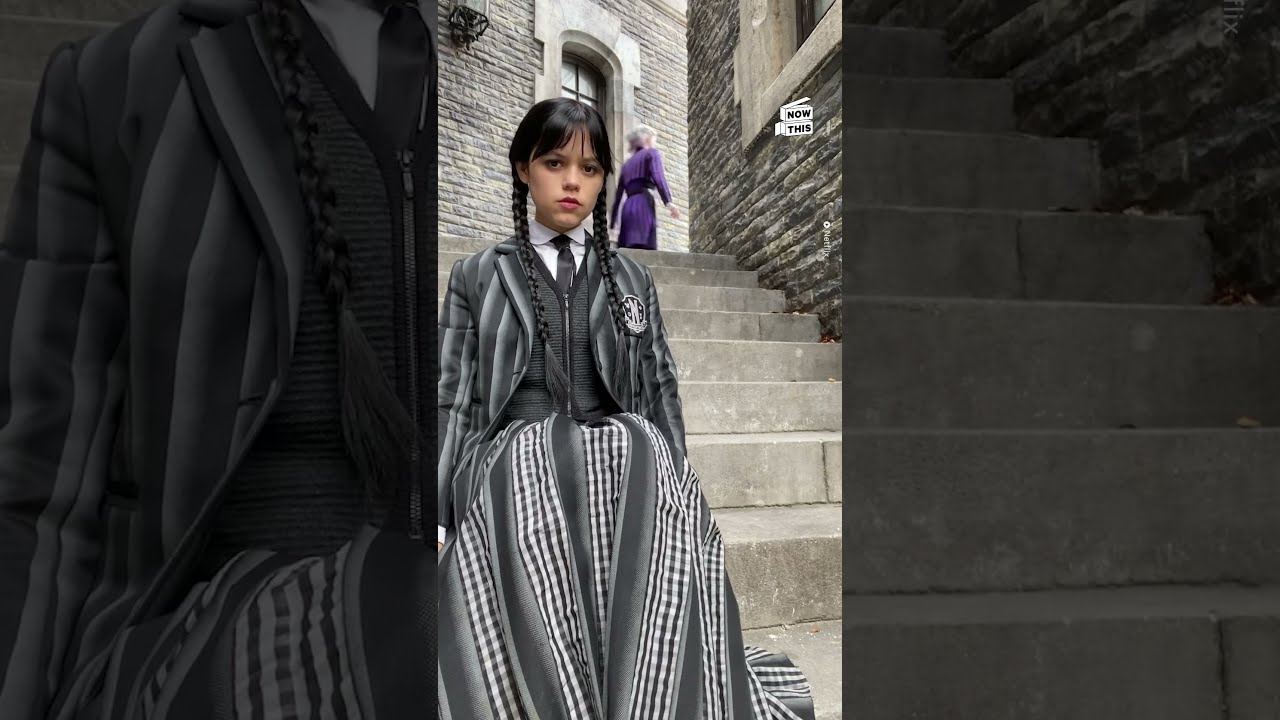  Wednesday S Jenna Ortega And Emma Myers Slay TikTok Trend