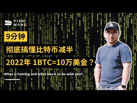   9分钟彻底搞懂比特币减半 2022年1BTC 10万美金 Bitcoin Halving Explained Would The Price Hit 100 000 By 2022 王一石