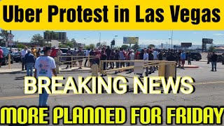 RIDESHARE DRIVERS PROTEST IN LAS VEGAS TODAY | Uber | Lyft.