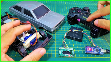 Use Controle de Playstation no Seu Mini Gol Quadrado RC!