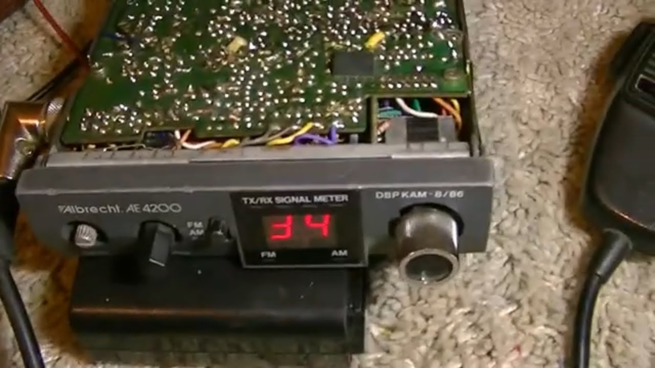 Albrecht AE 4200 CB Funkgerät Reparatur und Empfangs Abgleich - eflose ...