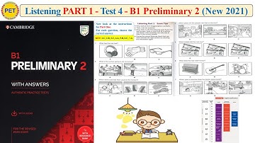B1 Preliminary 2 - Listening Part 1 Test 4 (2020 + Transcript + Key)