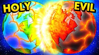HOLY WORLD vs EVIL WORLD As Virtual Reality GOD (Deisim VR Funny Gameplay) screenshot 5