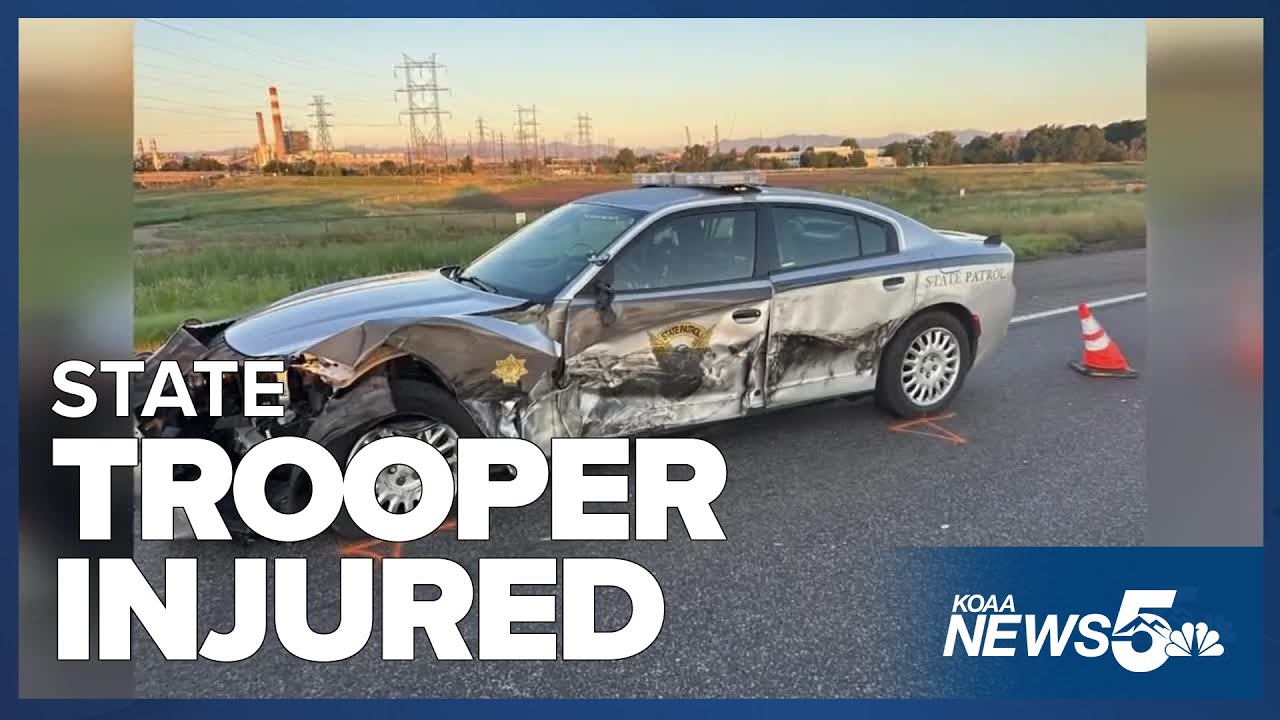 State trooper injured in 30-foot fall - YouTube