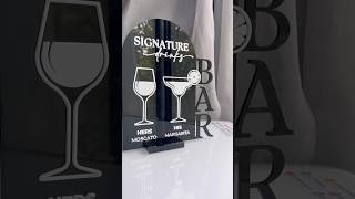 Using my xTool P2S for some high end layered acrylic wedding signage! #diybride #weddingdiy #xtool