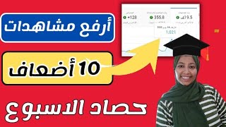 طريقة زيادة المشاهدات على اليوتيوب بالدليل100% | سر نجاح قنوات اليوتيوب