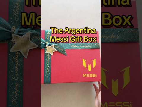 Get the Argentina Messi Gift Box to Messi fan #messi #leomessi #lionelmessi #worldcup #worldcup2026