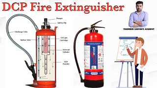 DCP Type Fire Extinguisher. Powder type fire extinguisher.