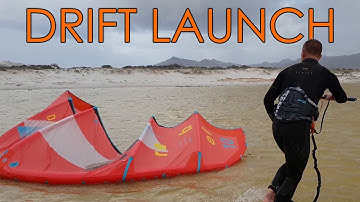 Kitesurf Drift Lancering