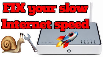 How to FIX your slow internet speed Thomson TG585 v8 modem in 1 Minute