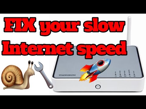 How to FIX your slow internet speed Thomson TG585 v8 modem in 1 Minute