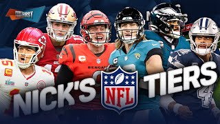 Eagles, Ravens are criminally underrated in Nick’s Tiers entering Week 1 | NFL | FIRST THINGS FIRST