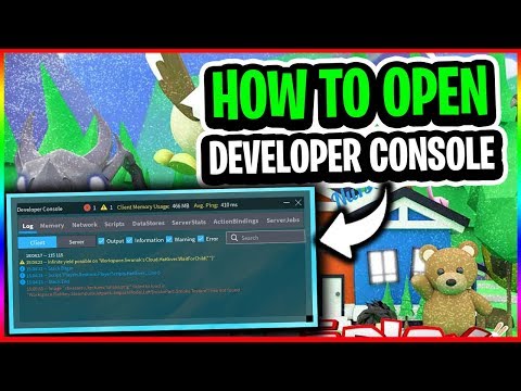 How to Open Developer Console on ROBLOX! | 100% WORKING GLITCH