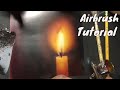 Learn to paint this realistic flame/candle!  An airbrush tutorial!