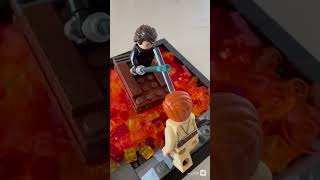 Mustafar battle MOC #lego #legostopmotion #starwars #legostarwars