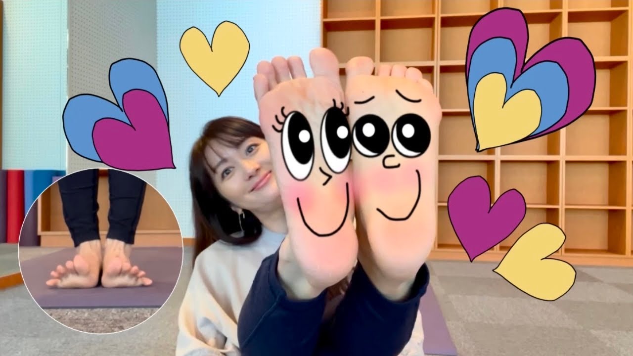 足首やつま先の柔軟性を高め足のアーチを作るためのストレッチ🌟