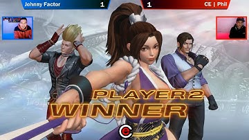 Johnny Factor vs. CE | Phil @ Sharkade Circuit KOFXIV 2-24-17