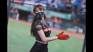 20211010 阿迷趴 樂天桃猿陳俊秀應援曲 Rakuten Girls 楽天 チアリーダー Yuri陳怡叡 Cam