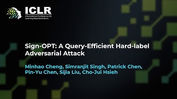 ICLR Paper: Sign-OPT: A Query-Efficient Hard-Label Adversarial Attack