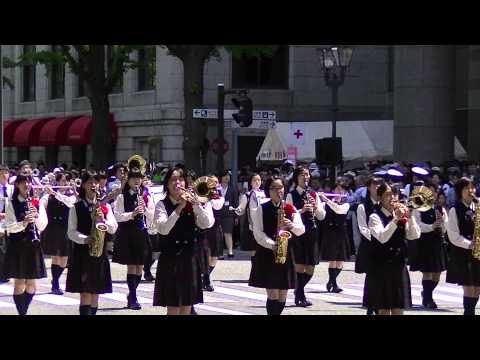 大西学園中高等学校吹奏楽部（第62回ザよこはまパレード：スーパーパレー）